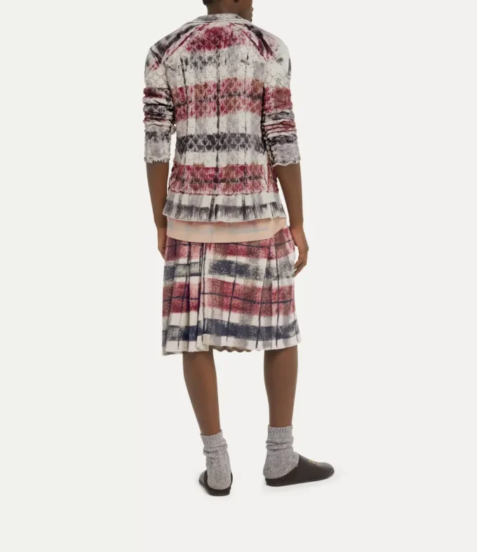 Dvojitá tartanová sukně