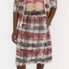 Dvojitá tartanová sukně