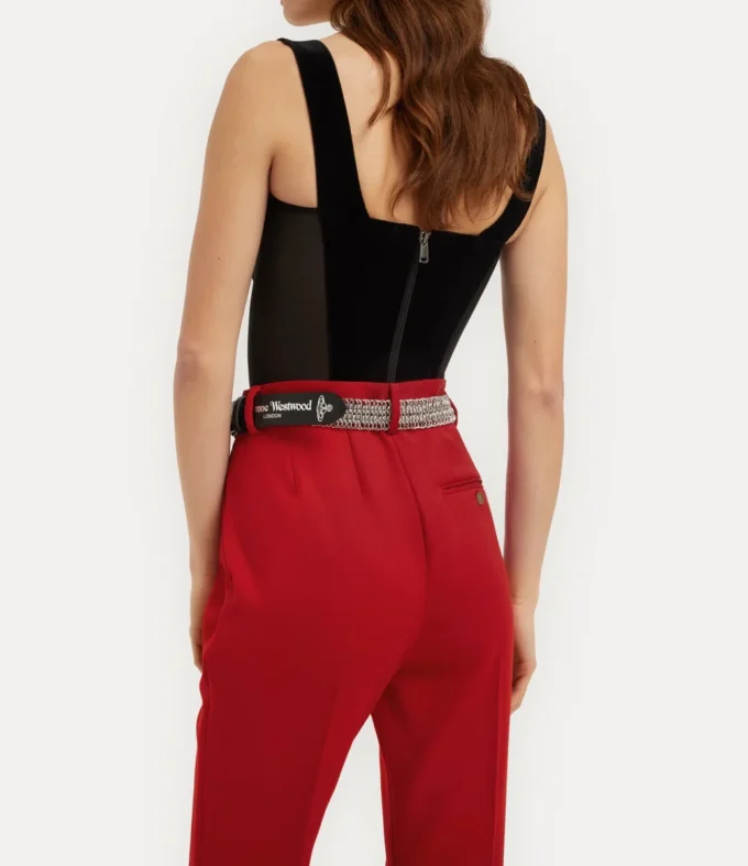 Kožený řetízkový pásek