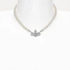 Mini Bas Relief Pearl Choker