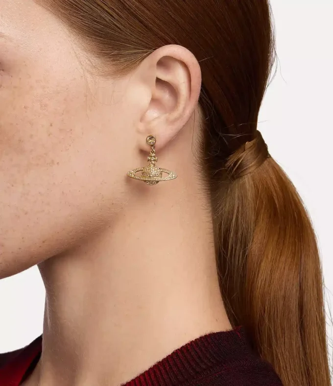 Mini náušnice Bas Relief Drop