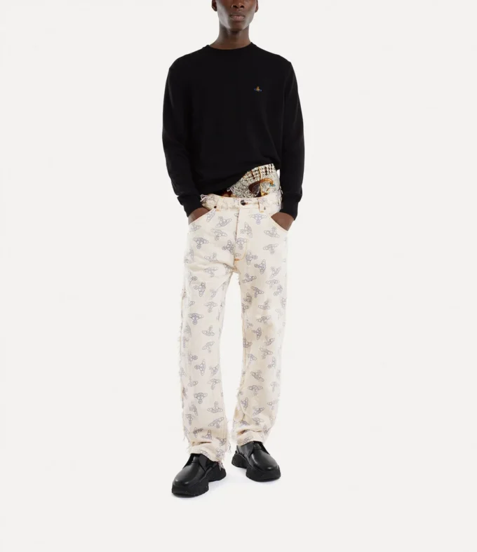 Svetr Alex s kulatým výstřihem