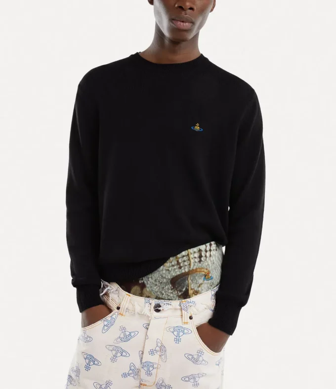 Svetr Alex s kulatým výstřihem