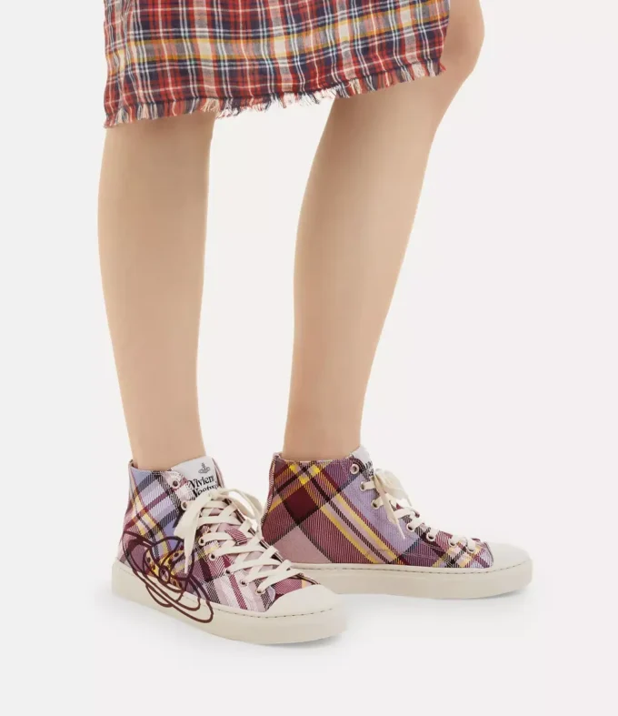 Vysoké plátěné tenisky