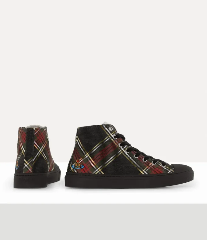 Vysoké plátěné tenisky