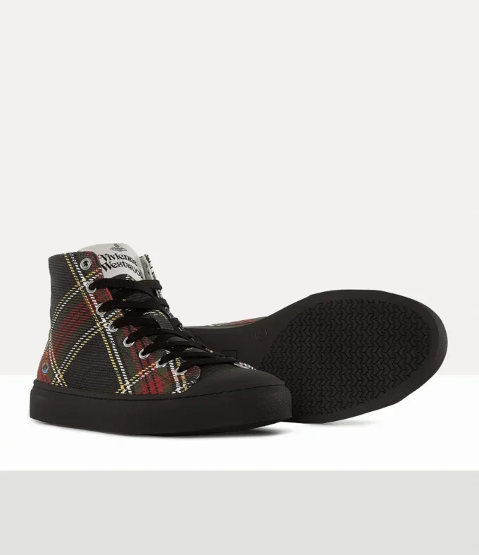 Vysoké plátěné tenisky