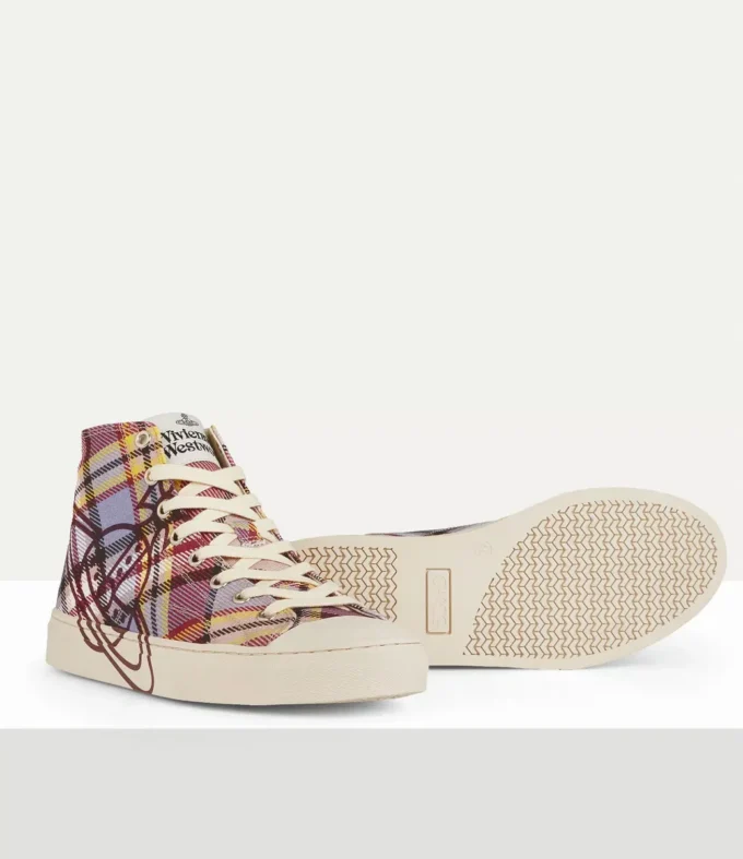 Vysoké plátěné tenisky