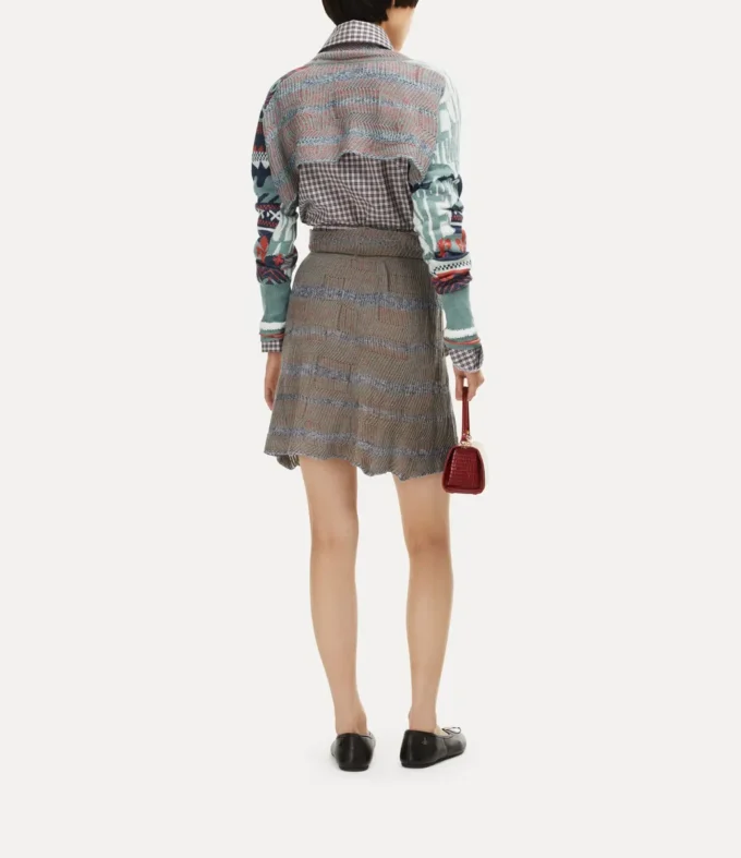 Zkrácený top Broken Fair Isle